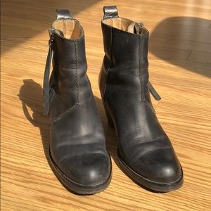 Acne Pistol Leather Boots